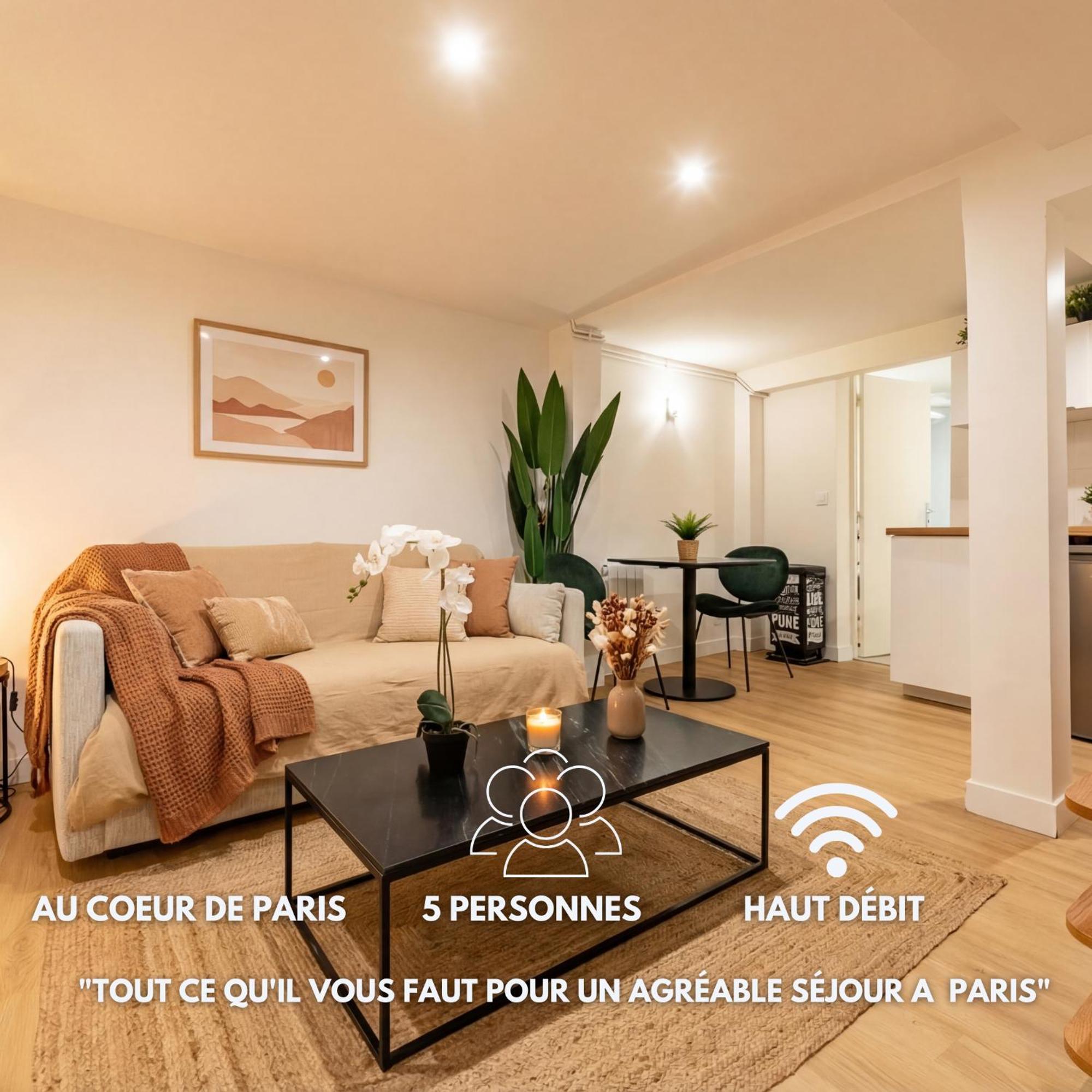 Appartamento Le Deniro Loft - Tour Eiffel Invalides - 5 Personnes *